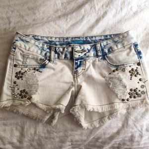 L’amour denim shorts